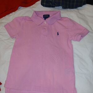 Polo by Ralph Lauren Kids Light Pink Polo Shirt Size 5